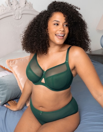 Curvy Kate Victory Balcony Wired Side Support Bra Forest Green