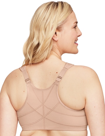 Glamorise Plus Size WonderWire Posture Lace Bra 1255