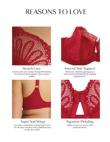 Sculptresse Entice Full Cup Bra RED