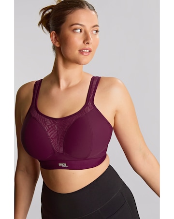 Panache Non Wired Sports Bra Berry/Chalk