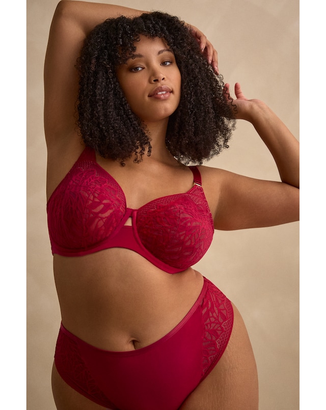 Sculptresse Sophia Full Cup Raspberry Wired Bra