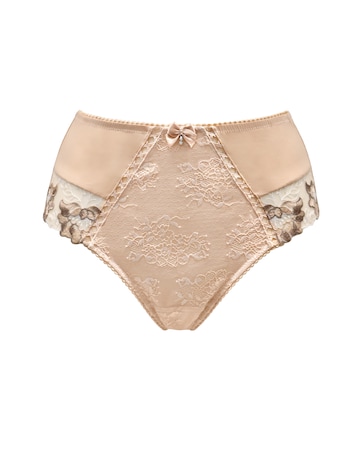 Pour Moi Sofia Lace Embroidered Deep Brief