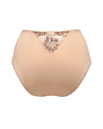 Pour Moi Sofia Lace Embroidered Deep Brief