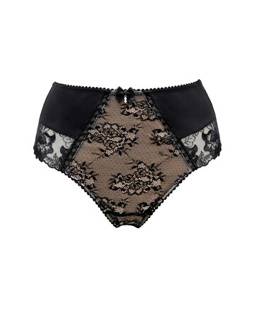 Pour Moi Sofia Lace Embroidered Deep Brief