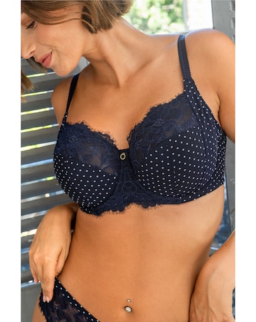 Pour Moi Bliss Printed Mesh Non-Padded Side Support Bra