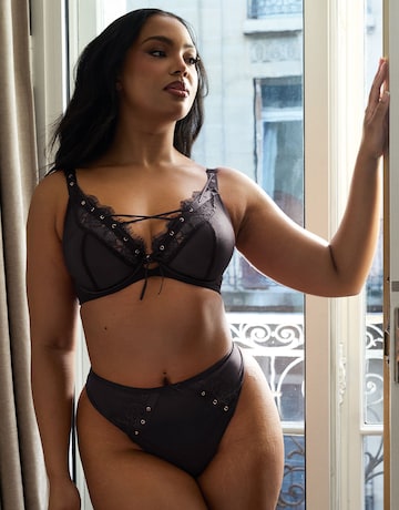 Scantilly Laced Up High Waist Thong