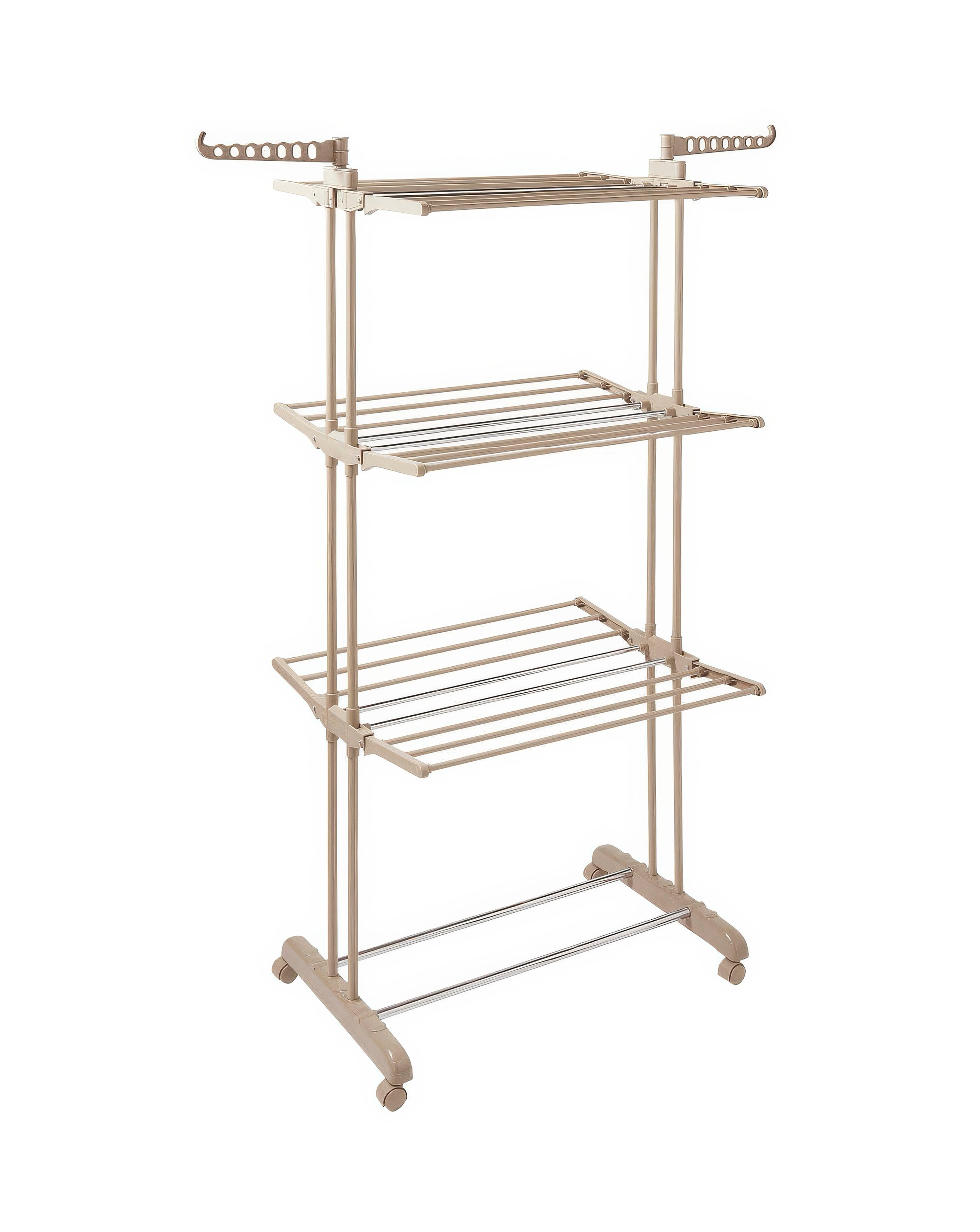 Tower 3 Tier Garment Rack Latte