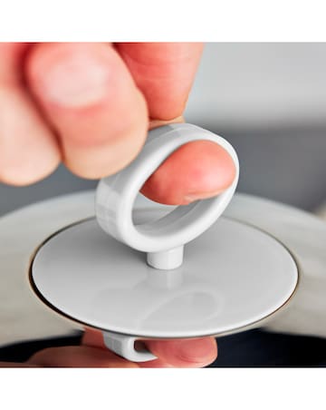 Tower Solitaire 4 Piece Bread Bin and Canister Set White