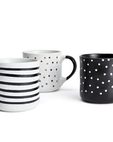 Waterside Monochrome Set of 6 Mugs