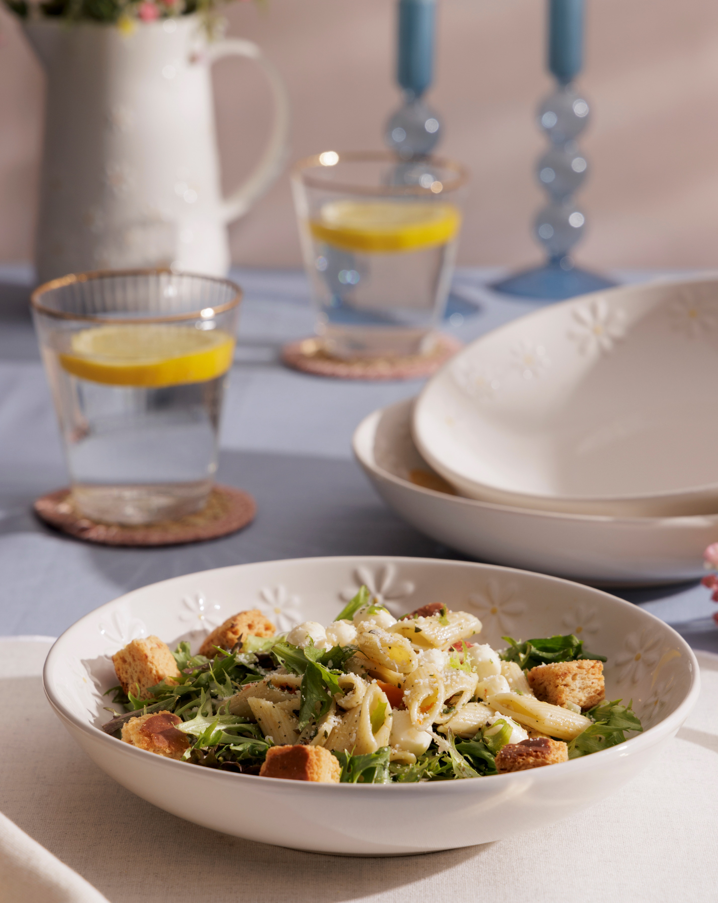 Price & Kensington Daisy 4 Pasta Bowls
