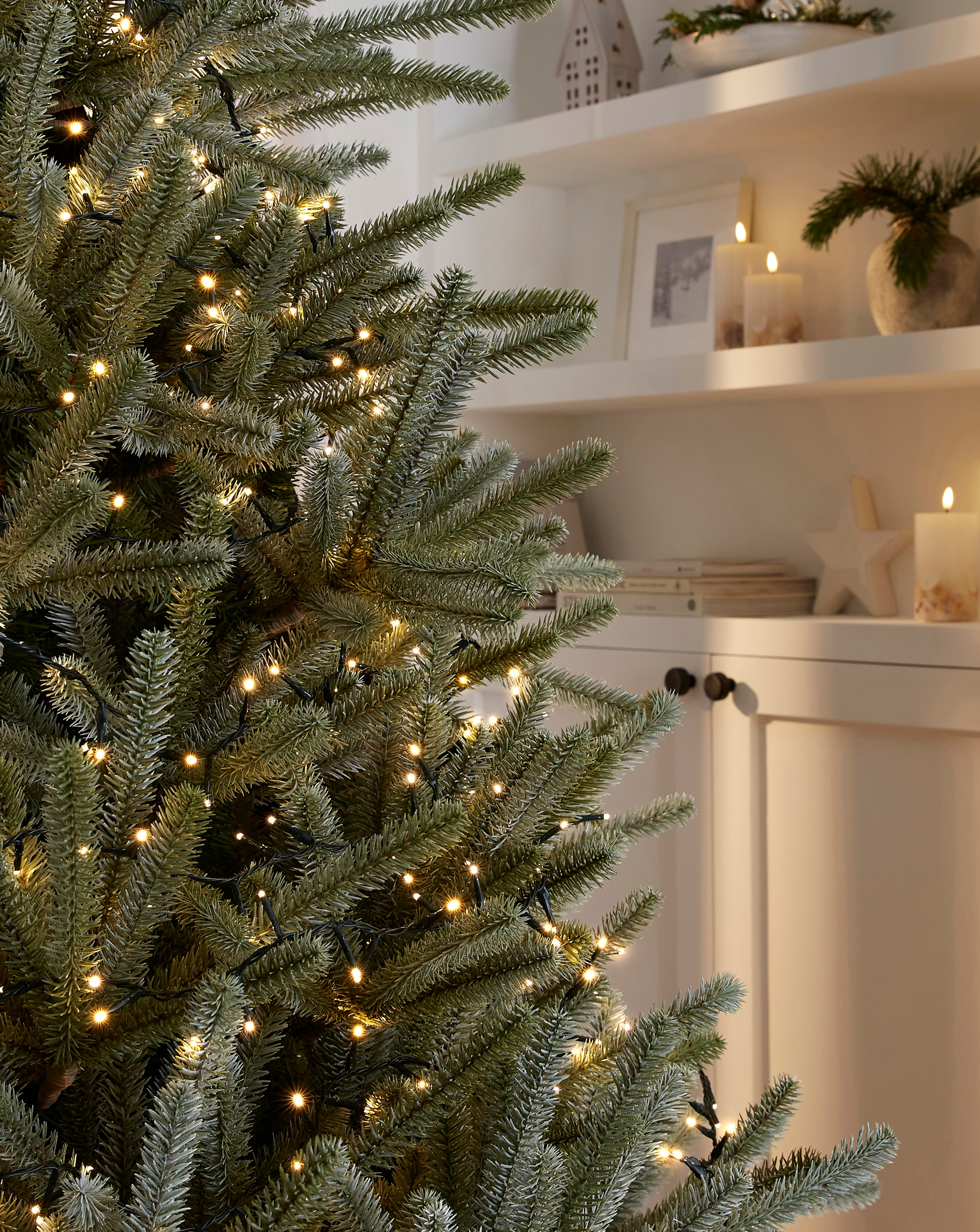 Warm White Compact Sparkle String Lights