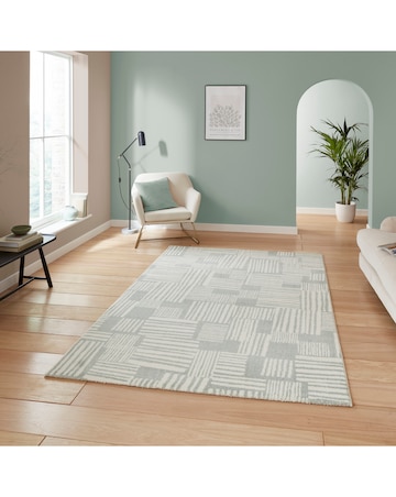 Catherine Lansfield Blocks Modern Abstract Rug