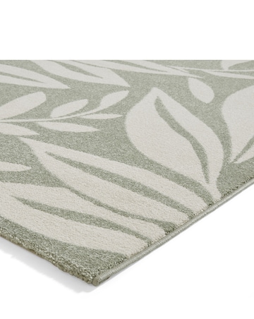Catherine Lansfield Sorral Leaves Botanical Rug