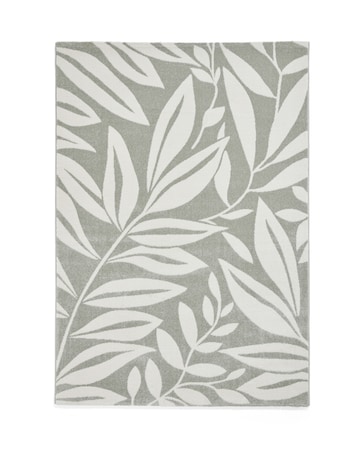 Catherine Lansfield Sorral Leaves Botanical Rug