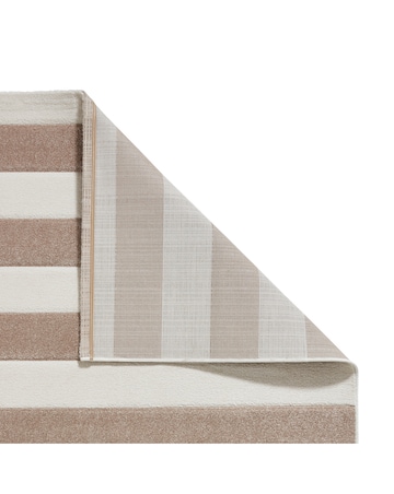 Catherine Lansfield Cove Stripe Modern Carved Rug