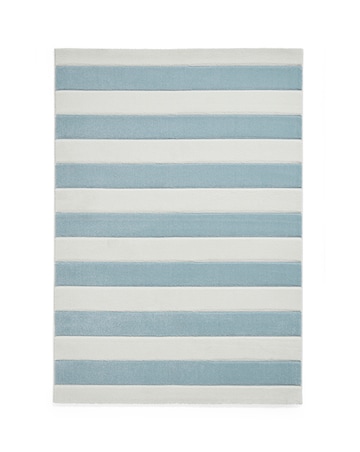 Catherine Lansfield Cove Stripe Modern Carved Rug