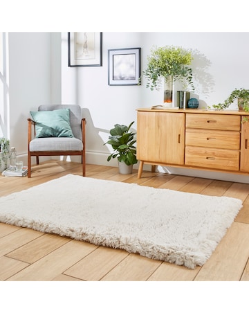 Think Rugs Super Teddy Plain Shaggy Rug