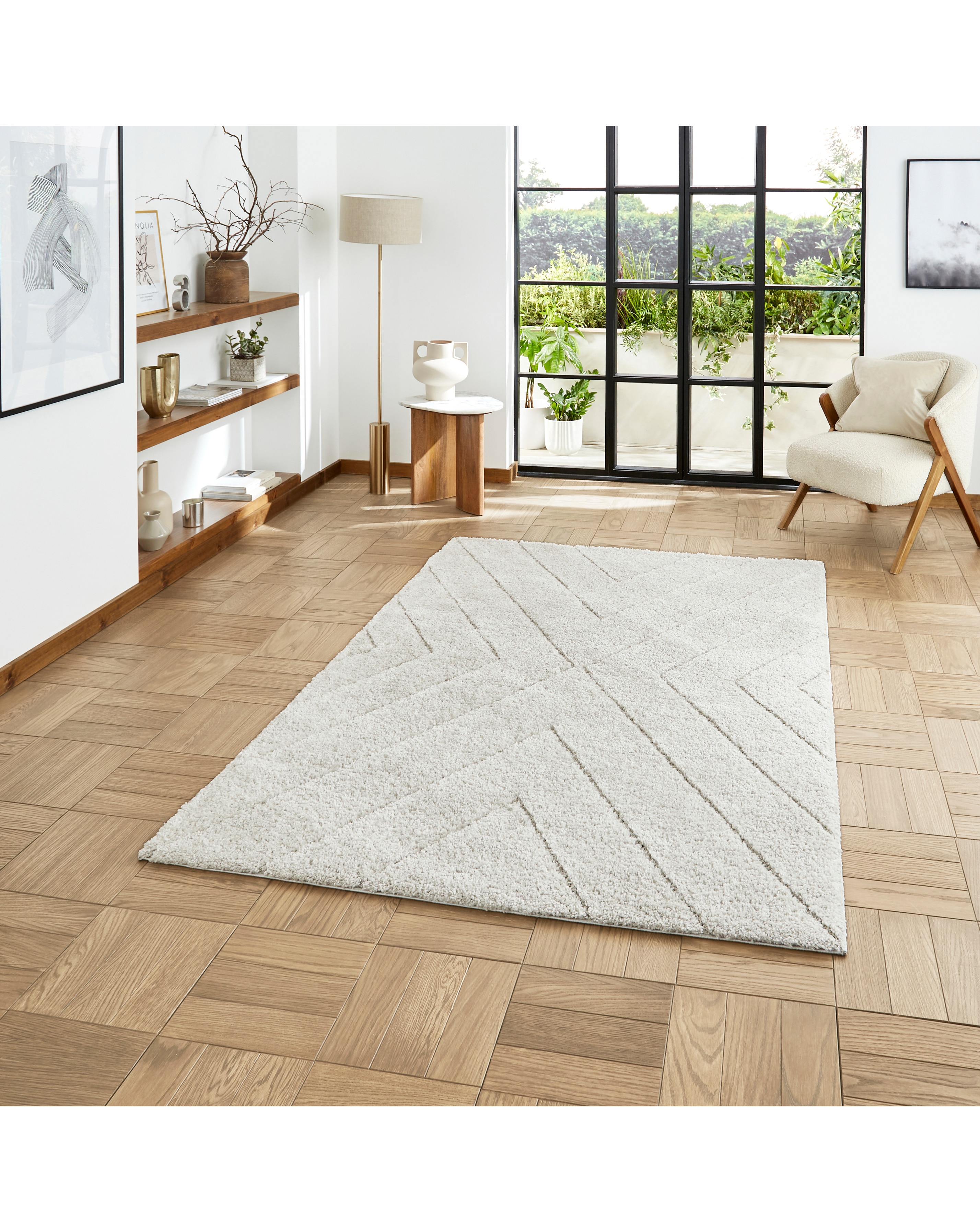 Think Rugs Ideal Shaggy Berber Rug