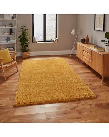 Think Rugs Sierra Plain Shaggy Rug