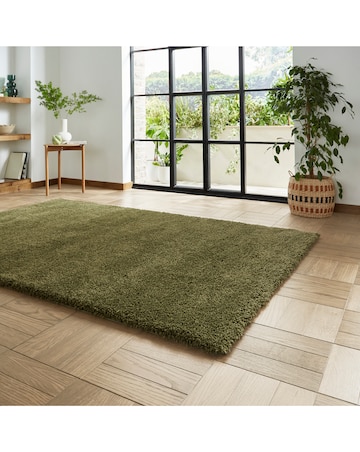 Think Rugs Sierra Plain Shaggy Rug