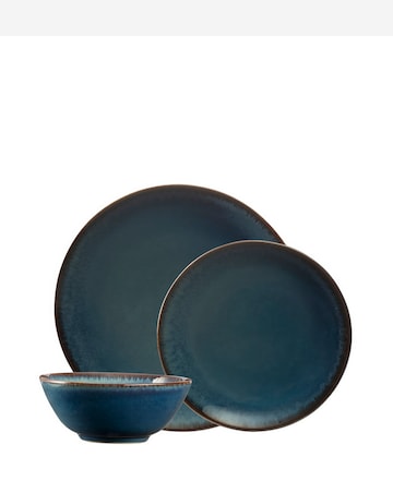 Mason Cash Blue Reactive Glaze 12 Piece Dinner Set