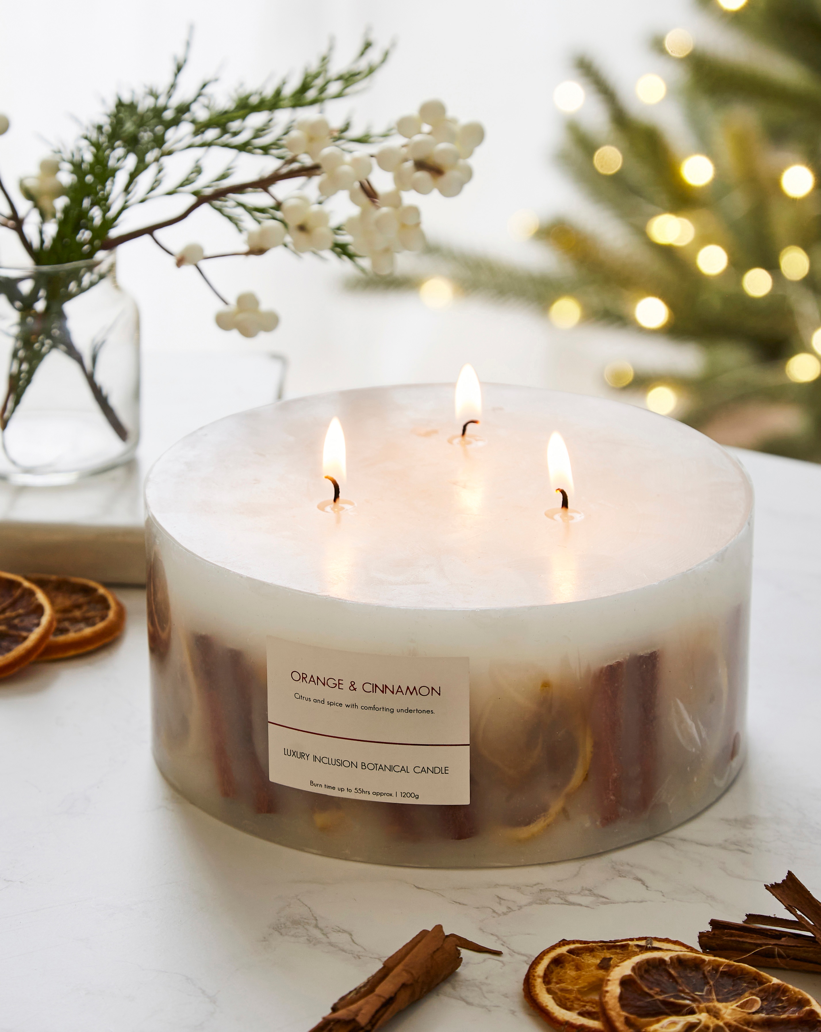 Orange & Cinnamon Large Inclusion Candle