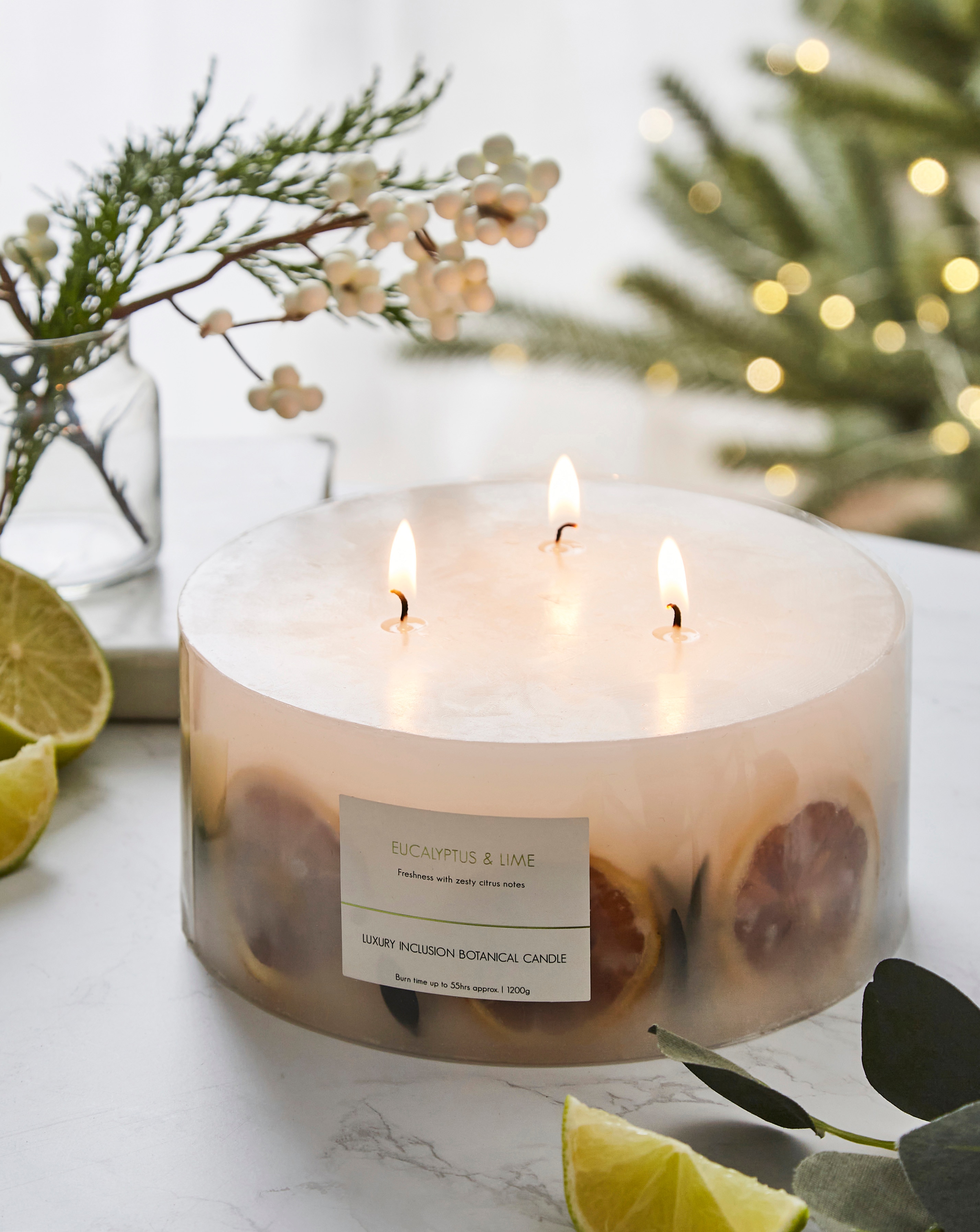 Eucalyptus & Lime Large Inclusion Candle