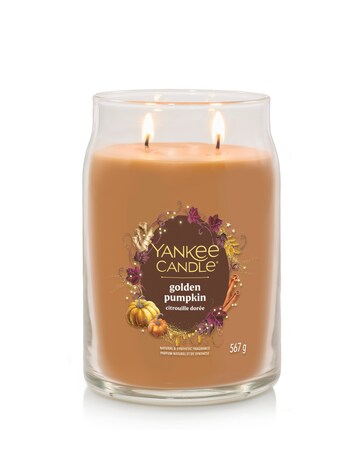 Yankee Candle Signature Large Golden Pumpkin