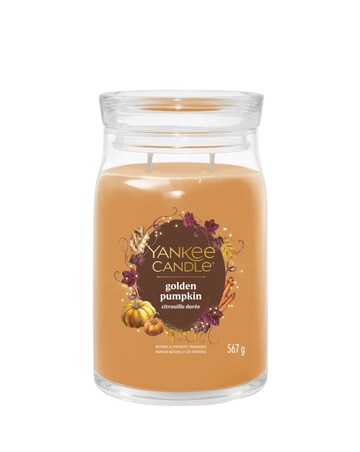 Yankee Candle Signature Large Golden Pumpkin