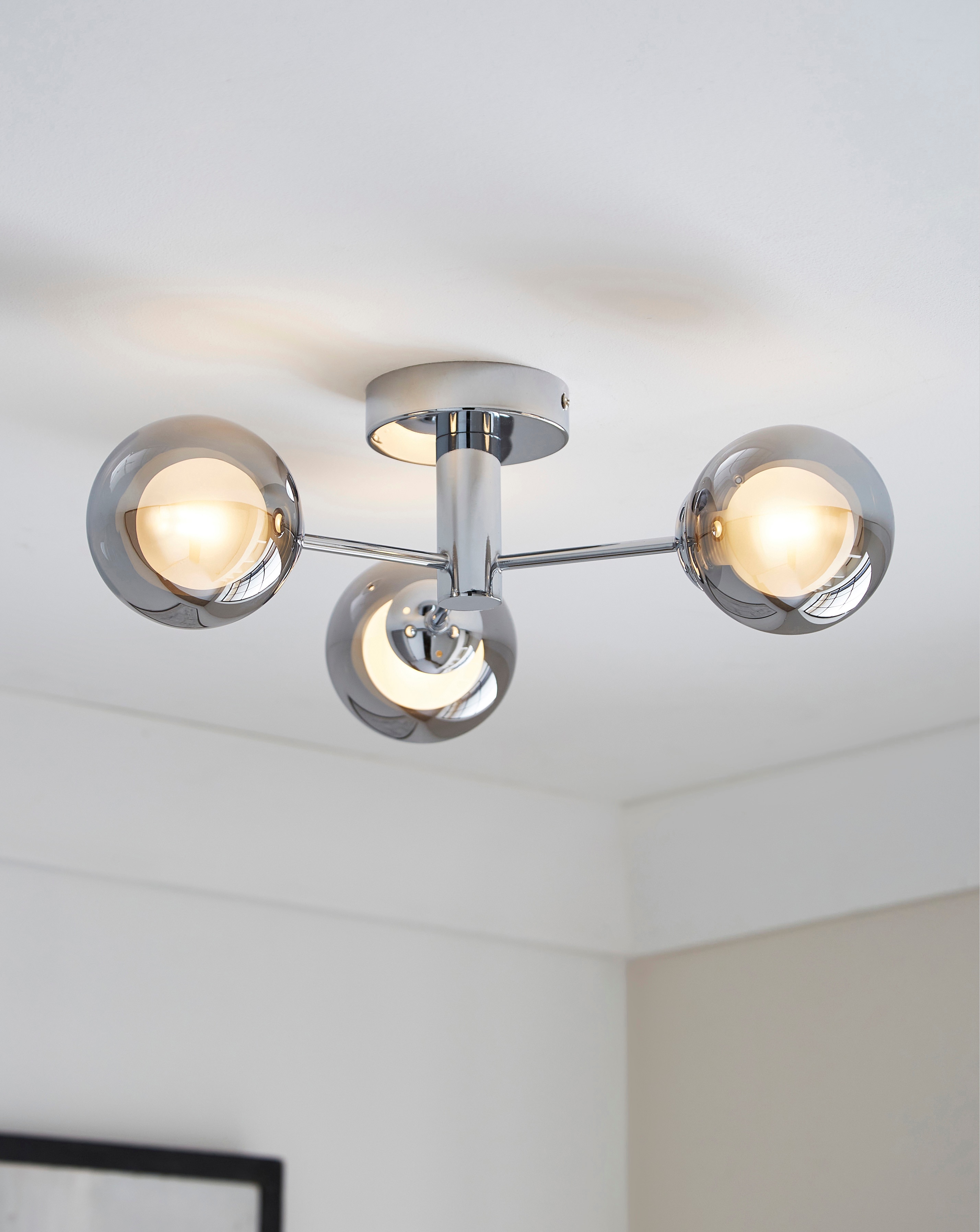 Chrome Ceiling Light