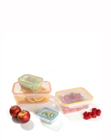 LocknLock 4 Piece Nestable Container Rectangular Set