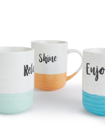 Waterside Set of 6 Dipped Slogan Mugs