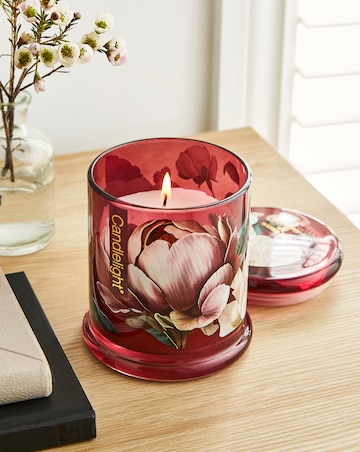 Peony & Water Lily Jar Lidded Candle