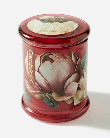 Peony & Water Lily Jar Lidded Candle