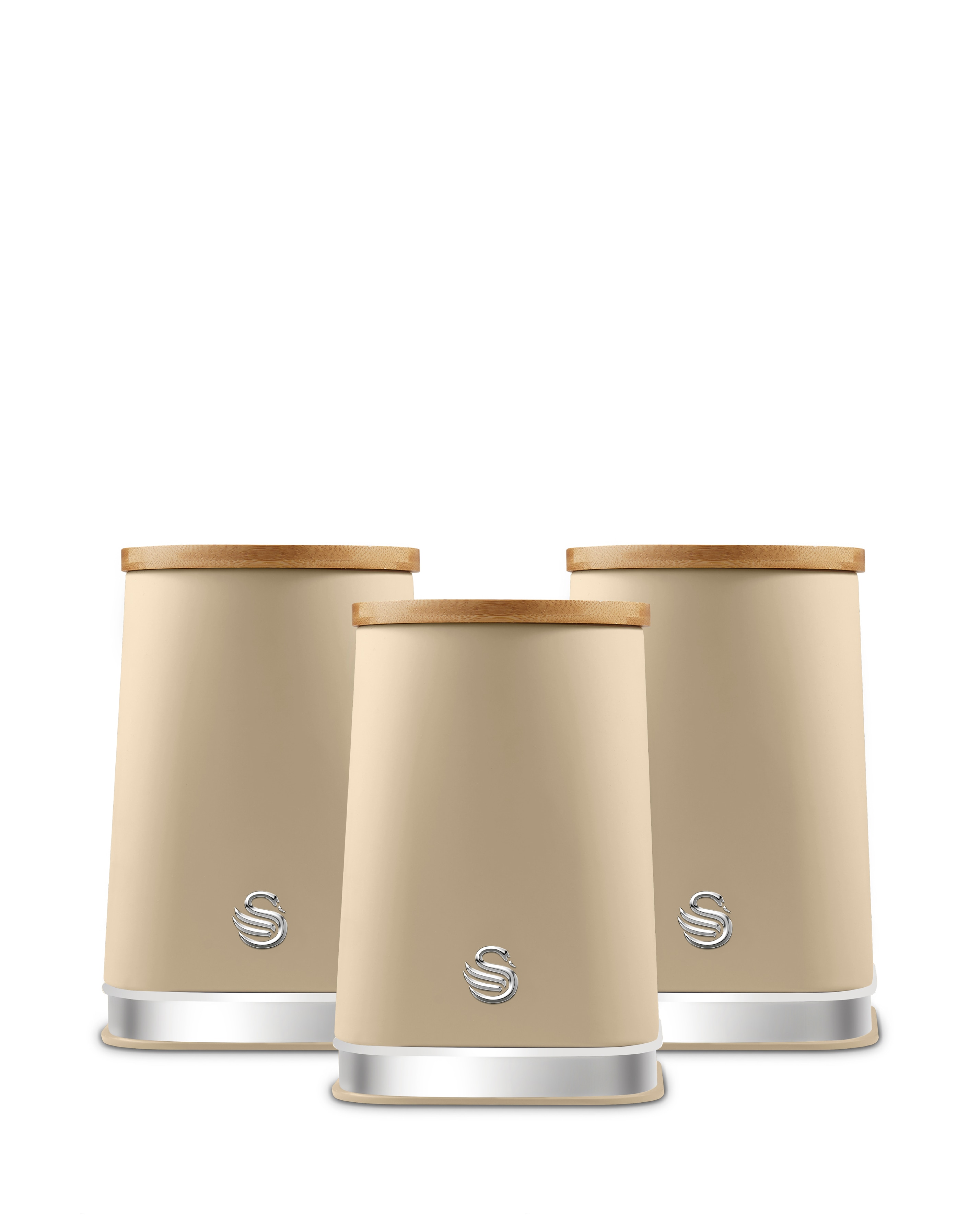 Swan Nordic Set of 3 Canisters Oatmeal