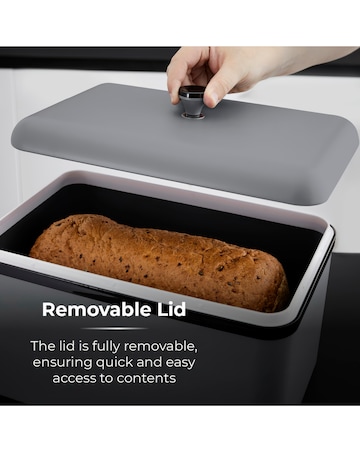 Tower Sera Bread Bin Grey