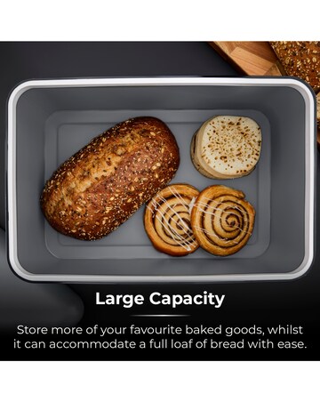 Tower Sera Bread Bin Grey