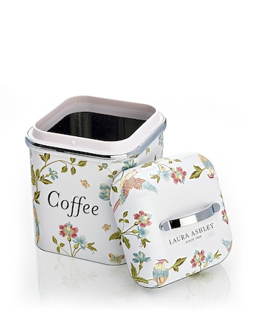 Laura Ashley White Elveden Set of 3 Canisters