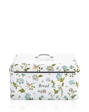 Laura Ashley White Elveden Bread Bin