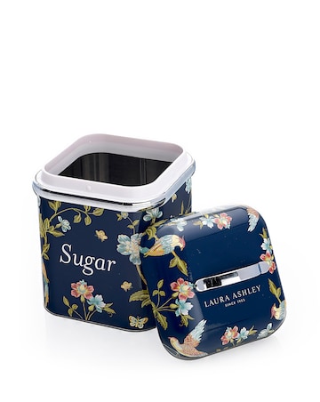 Laura Ashley Navy Elveden Set of 3 Canisters