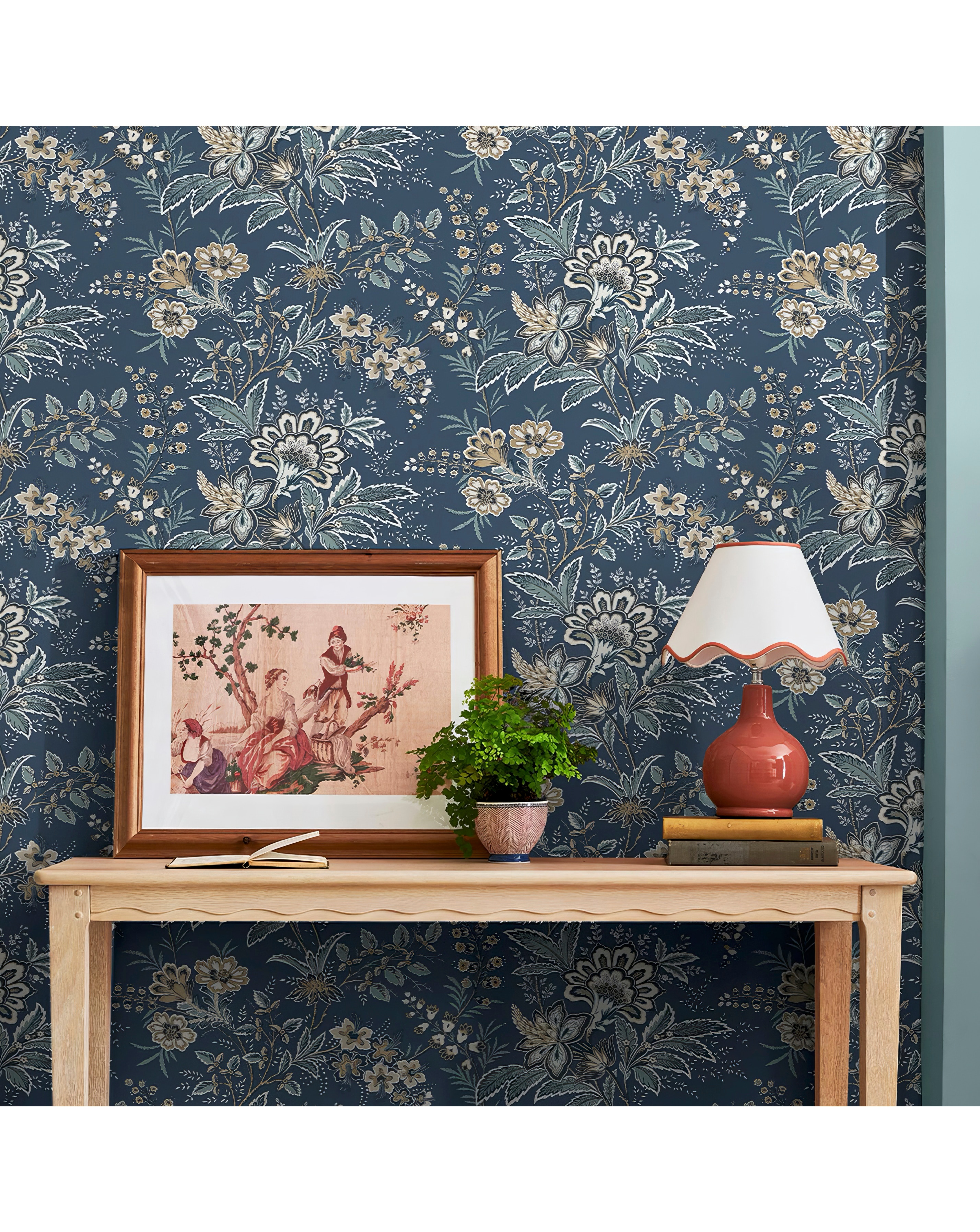 Laura Ashley Dusky Seaspray Wallpaper