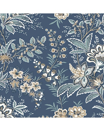 Laura Ashley Marlbrook Dusky Seaspray Wallpaper