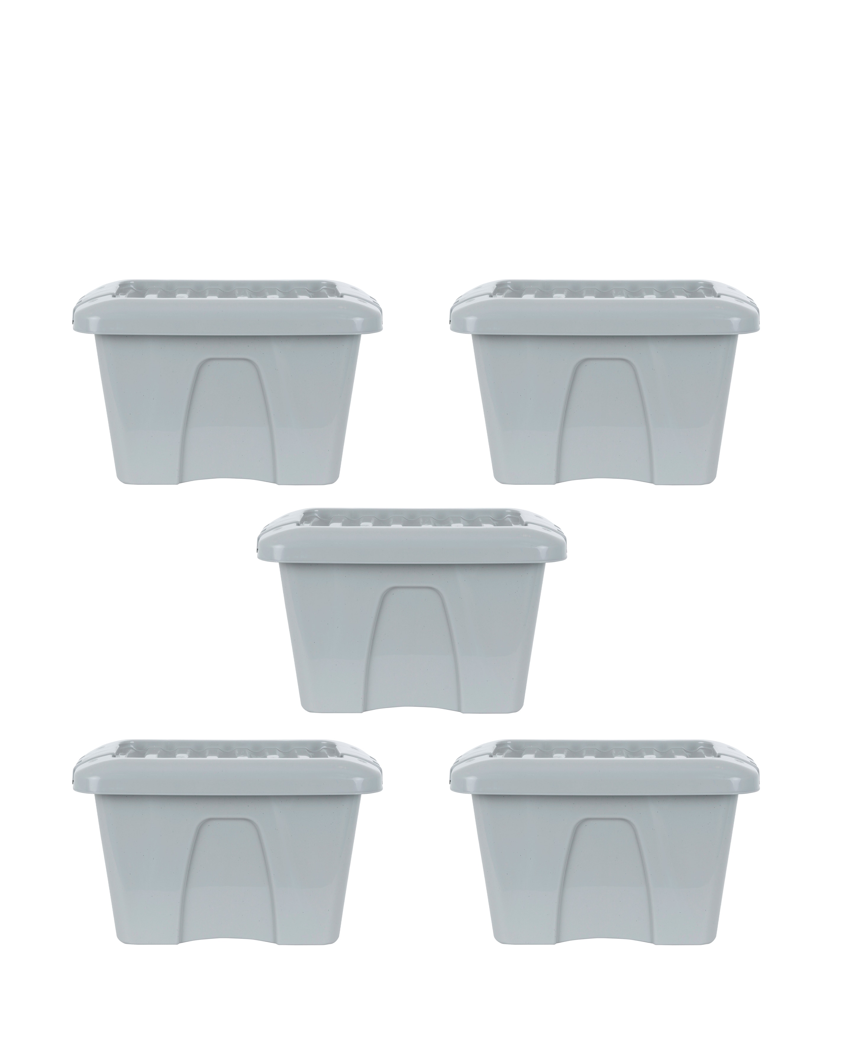 Wham Upcycled 14L Box & Lid 5Pk