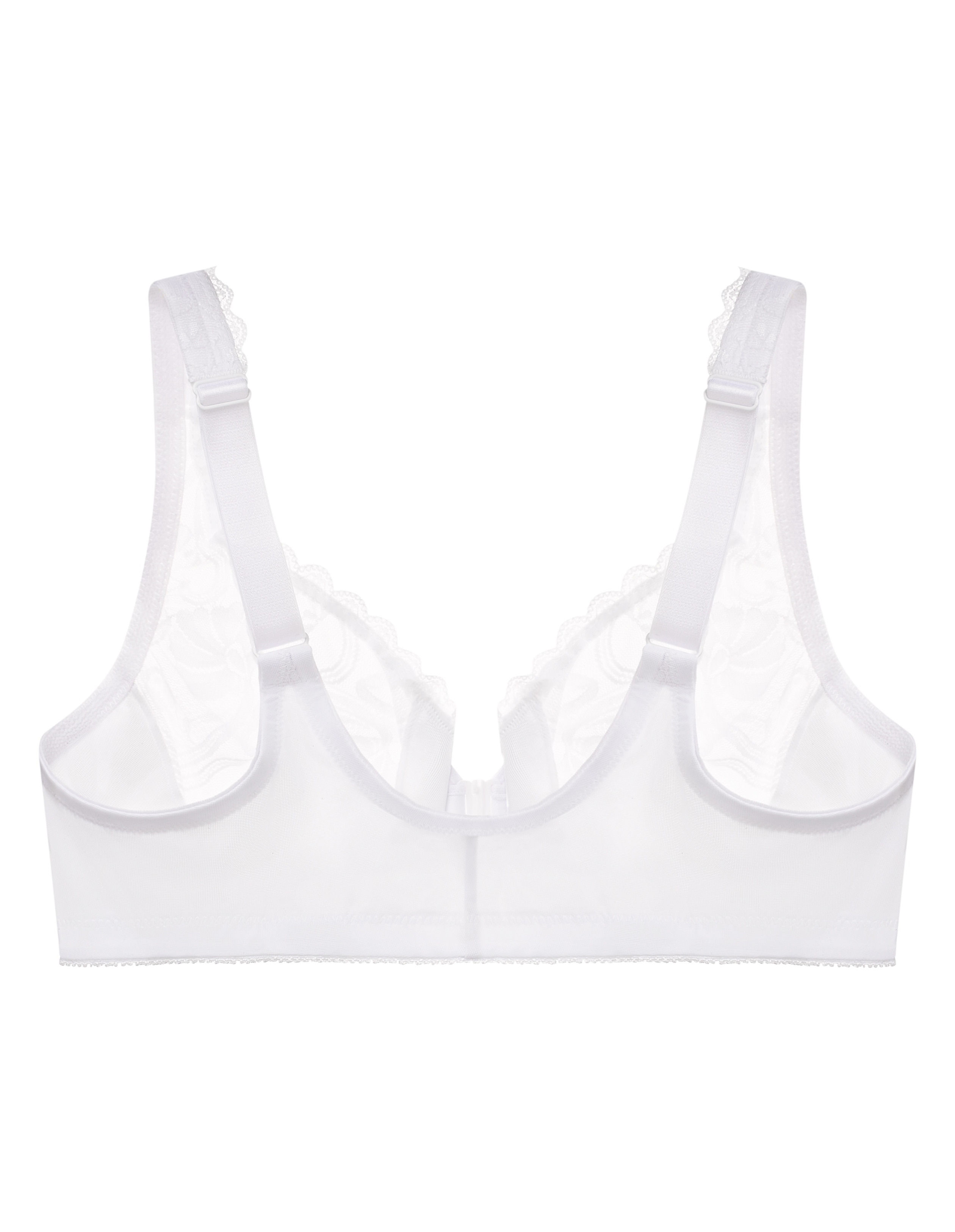 Glamorise Plus Size WonderWire Lace Front-Fastening 9245 | JD Williams