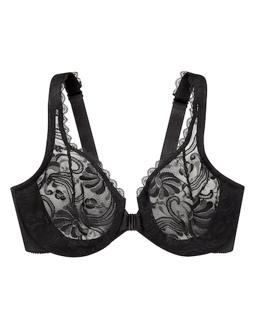 Glamorise Plus Size WonderWire Lace Front-Fastening 9245