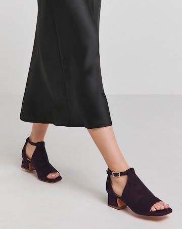 Helena Low Block Heel Shoe Boot - Extra Wide Fit (EEE)