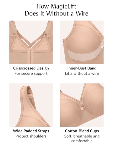 Glamorise Plus Size MagicLift Active Support Bra 1005