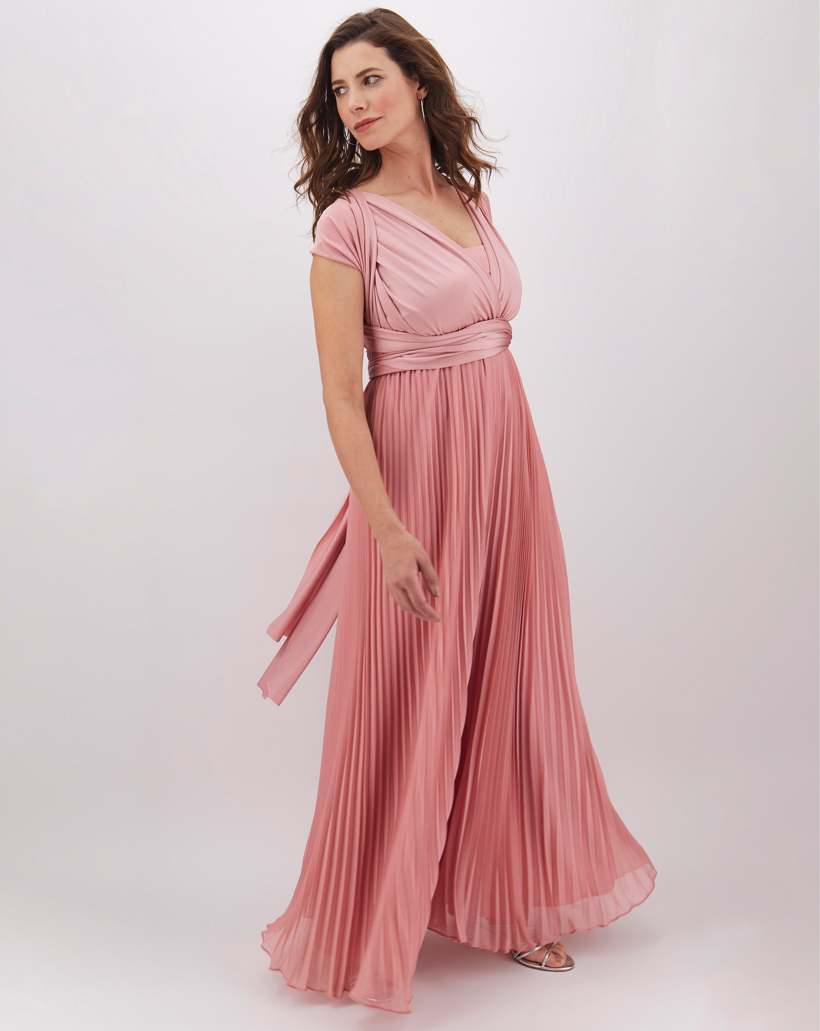 Oasis Penny Wear It Your Way Pleat Maxi 