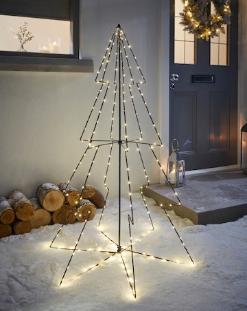 Indoor/Outdoor Lit Christmas Tree Decoration