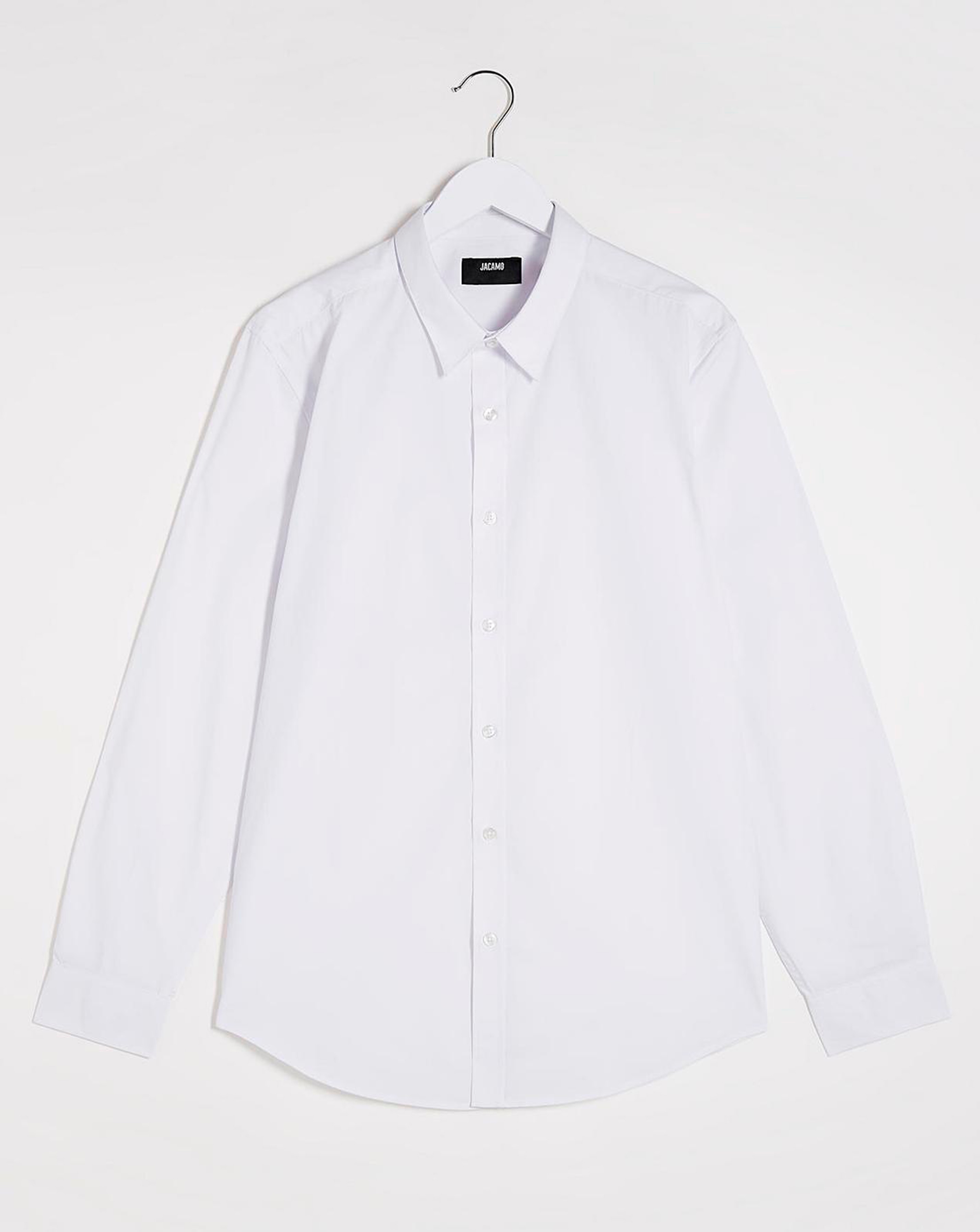 White Long Sleeve Formal Shirt Reg